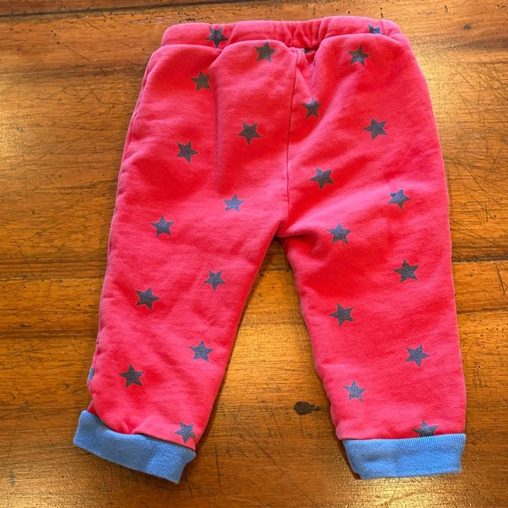 Baby Boden | Red Pants with Blue Stars | 18-24 months